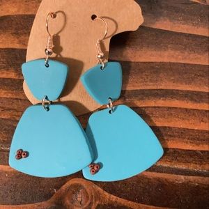 Handmade polymer clay earrings